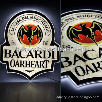 BACARDI OAKHEART RUM ILLUMINATED SIGN